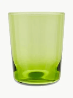 Mondgeblazen waterglazen Diseguale, set van 6