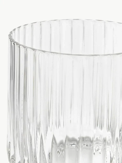 Mondgeblazen waterglazen Aleo, 4 stuks