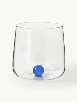 Mondgeblazen waterglazen Bilia van borosilicaatglas, 6-delig