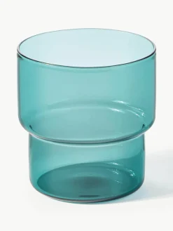 Mondgeblazen waterglazen Gustave, 4 stuks