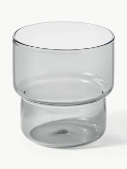 Mondgeblazen waterglazen Gustave, 4 stuks