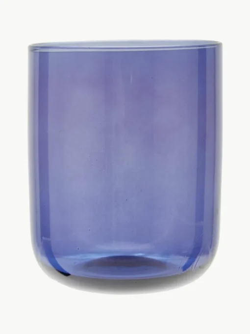 Mondgeblazen waterglazen Diseguale, set van 6