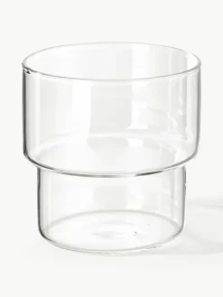 Mondgeblazen waterglazen Gustave, 4 stuks