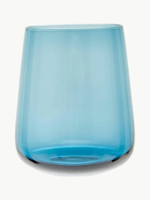 Mondgeblazen waterglazen Diseguale, set van 6