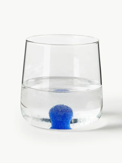 Mondgeblazen waterglazen Bilia van borosilicaatglas, 6-delig