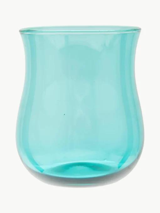 Mondgeblazen waterglazen Diseguale, set van 6