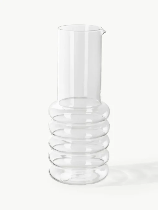 Mondgeblazen waterkaraf Bubbly, 1.1 L