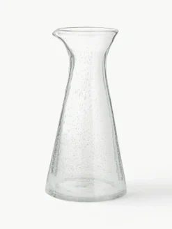 Mondgeblazen waterkaraf Bubble met decoratieve luchtbellen, 800 ml