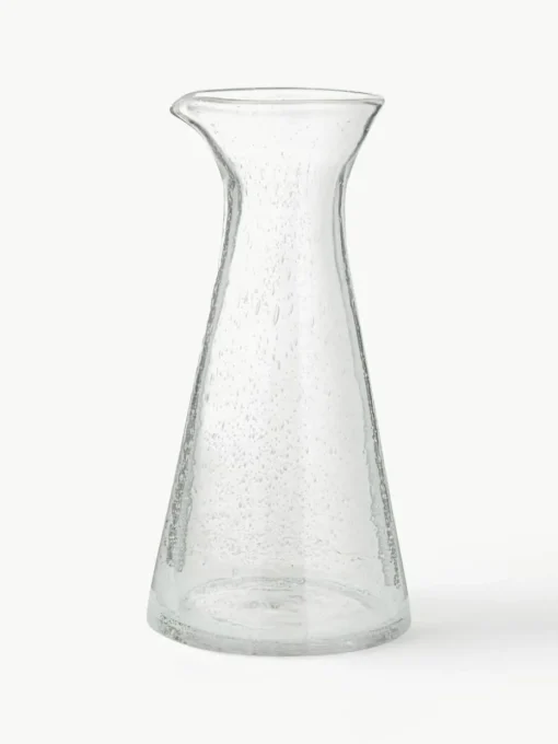 Mondgeblazen waterkaraf Bubble met decoratieve luchtbellen, 800 ml