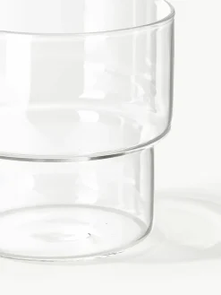 Mondgeblazen waterkaraf Gustave met waterglazen, set van 5