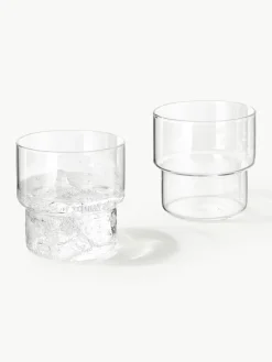 Mondgeblazen waterkaraf Gustave met waterglazen, set van 5
