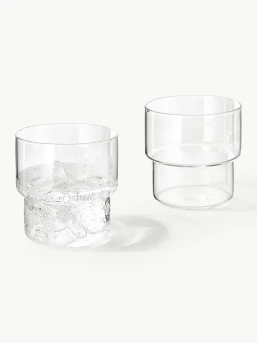Mondgeblazen waterkaraf Gustave met waterglazen, set van 5