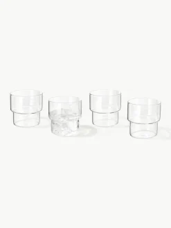 Mondgeblazen waterkaraf Gustave met waterglazen, set van 5