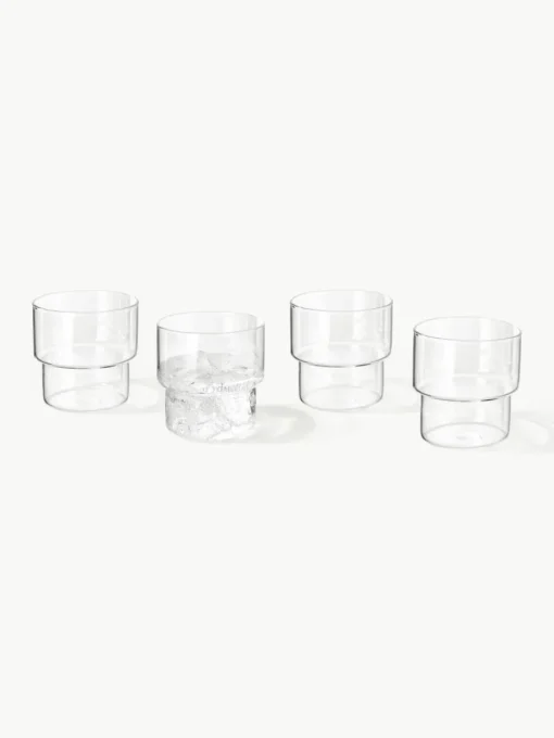 Mondgeblazen waterkaraf Gustave met waterglazen, set van 5