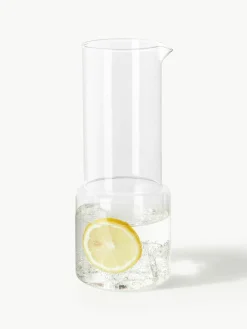 Mondgeblazen waterkaraf Gustave met waterglazen, set van 5