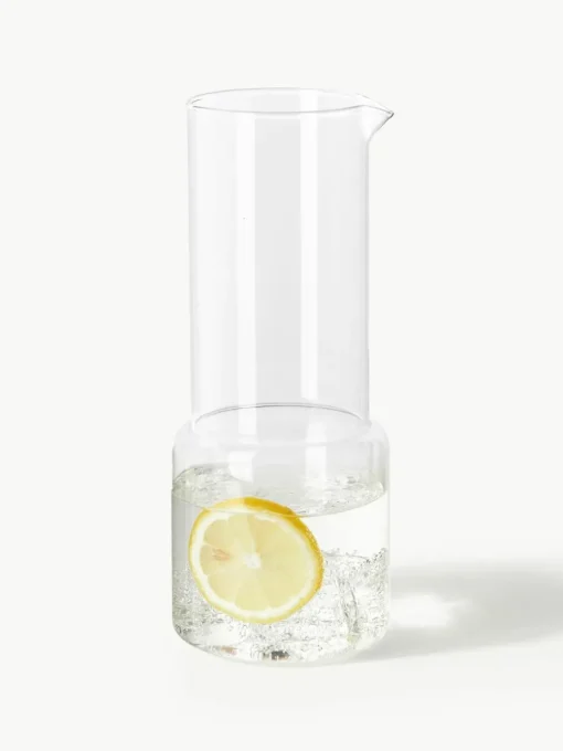 Mondgeblazen waterkaraf Gustave met waterglazen, set van 5