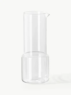 Mondgeblazen waterkaraf Gustave met waterglazen, set van 5