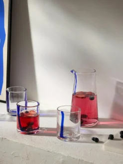 Mondgeblazen waterkaraf Taha, 900 ml