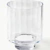 Mondgeblazen waxinelicht Tagliare, H 25 cm