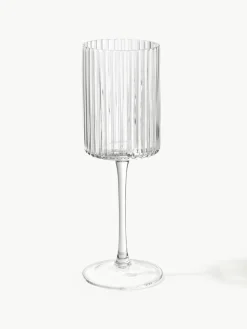 Mondgeblazen wijnglazen Aleo, 4 stuks