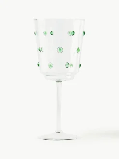 Mondgeblazen wijnglazen Nob van borosilicaatglas, 2 stuks