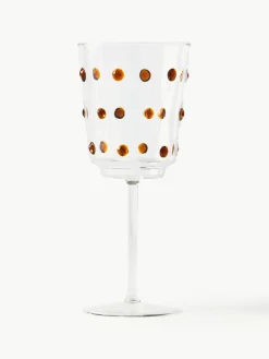Mondgeblazen wijnglazen Nob van borosilicaatglas, 2 stuks