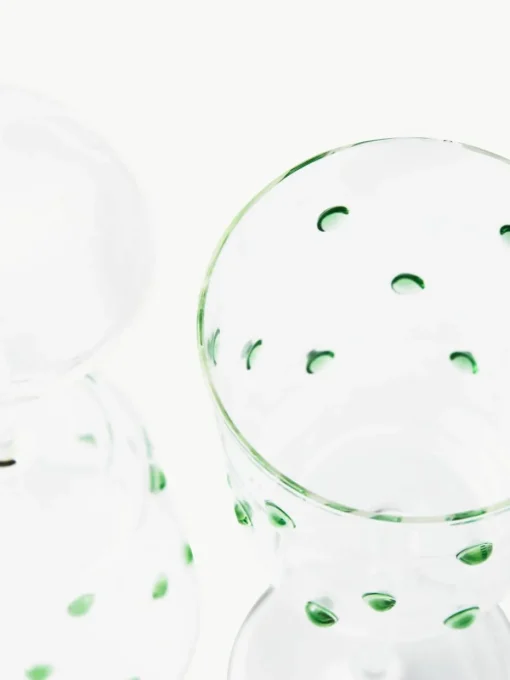 Mondgeblazen wijnglazen Nob van borosilicaatglas, 2 stuks
