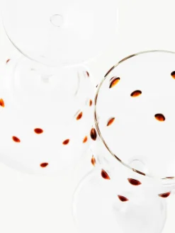 Mondgeblazen wijnglazen Nob van borosilicaatglas, 2 stuks