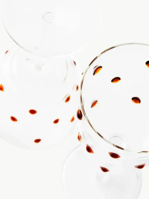 Mondgeblazen wijnglazen Nob van borosilicaatglas, 2 stuks