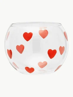 Mondgeblazen windlicht Classic Love