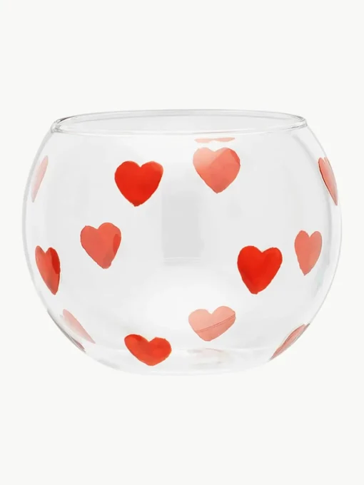 Mondgeblazen windlicht Classic Love