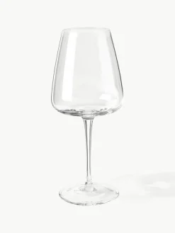 Mondgeblazen witte wijnglazen Ellery, 4 stuks
