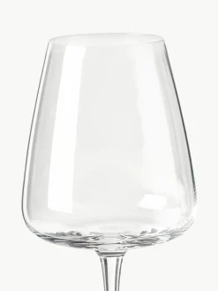 Mondgeblazen witte wijnglazen Ellery, 4 stuks