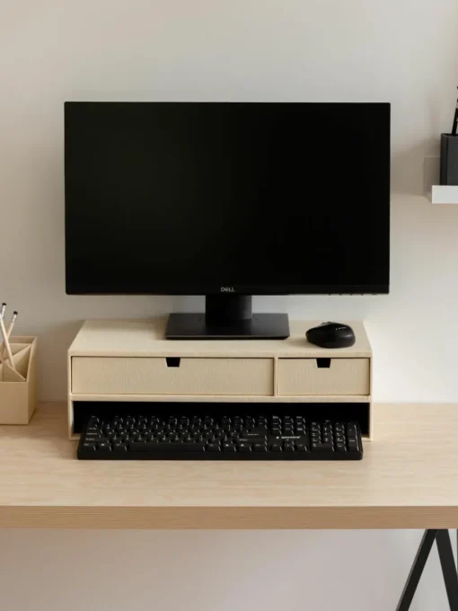 Monitorverhoger Ted met lades