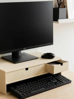 Monitorverhoger Ted met lades