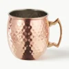 Moscow Mule beker Hammered met gehamerd oppervlak