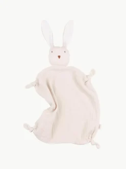 Mousseline knuffeldeken Rabbit, handgemaakt