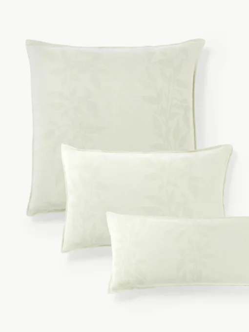 Mousseline kussenhoes Jasmina met bloemmotief