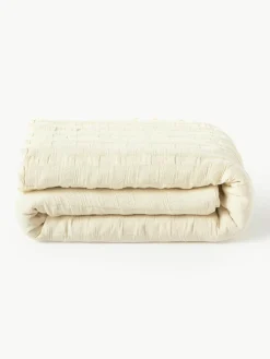 Mousseline sprei Bethany met franjes
