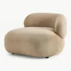 Niervormige loungefauteuil Alba