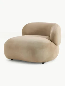 Niervormige loungefauteuil Alba