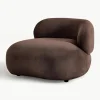 Niervormige loungefauteuil Alba
