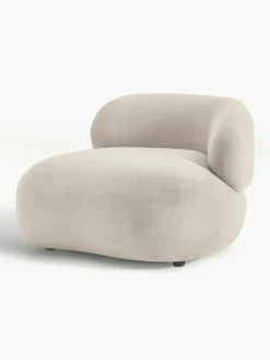 Niervormige loungefauteuil Alba