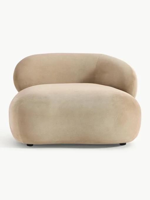 Niervormige loungefauteuil Alba
