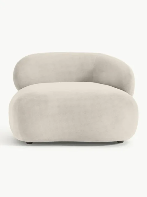 Niervormige loungefauteuil Alba