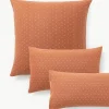 Omkeerbare flanellen kussenhoes Betty, met stippels