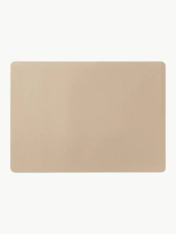 Omkeerbare placemats Bitz van imitatieleer, 4 stuks