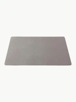Omkeerbare placemats Bitz van imitatieleer, 4 stuks