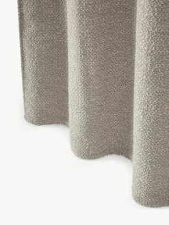 Ondoorzichtige bouclé gordijnen Bellamie met tunnelzoom, 2 stuks