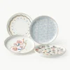 Ontbijtbord Flamboyant, set van 4